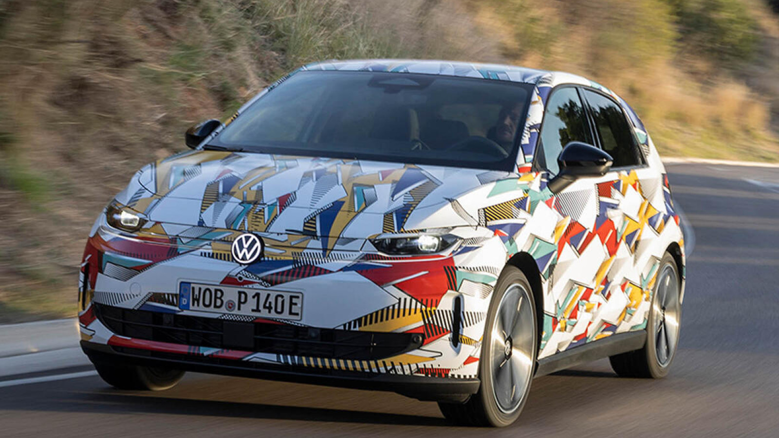 Driving the electric Volkswagen ID Polo prototype