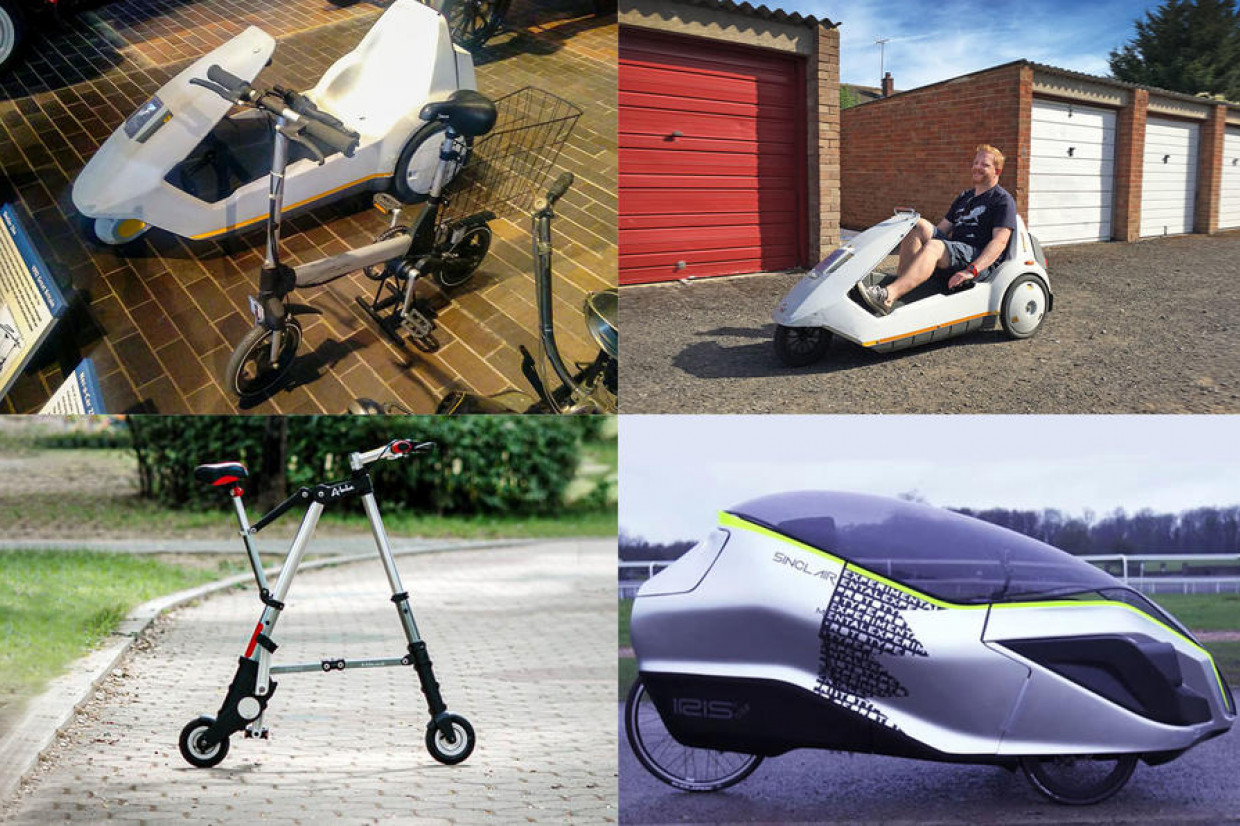 Four e-transport solutions from Sir Clive Sinclair