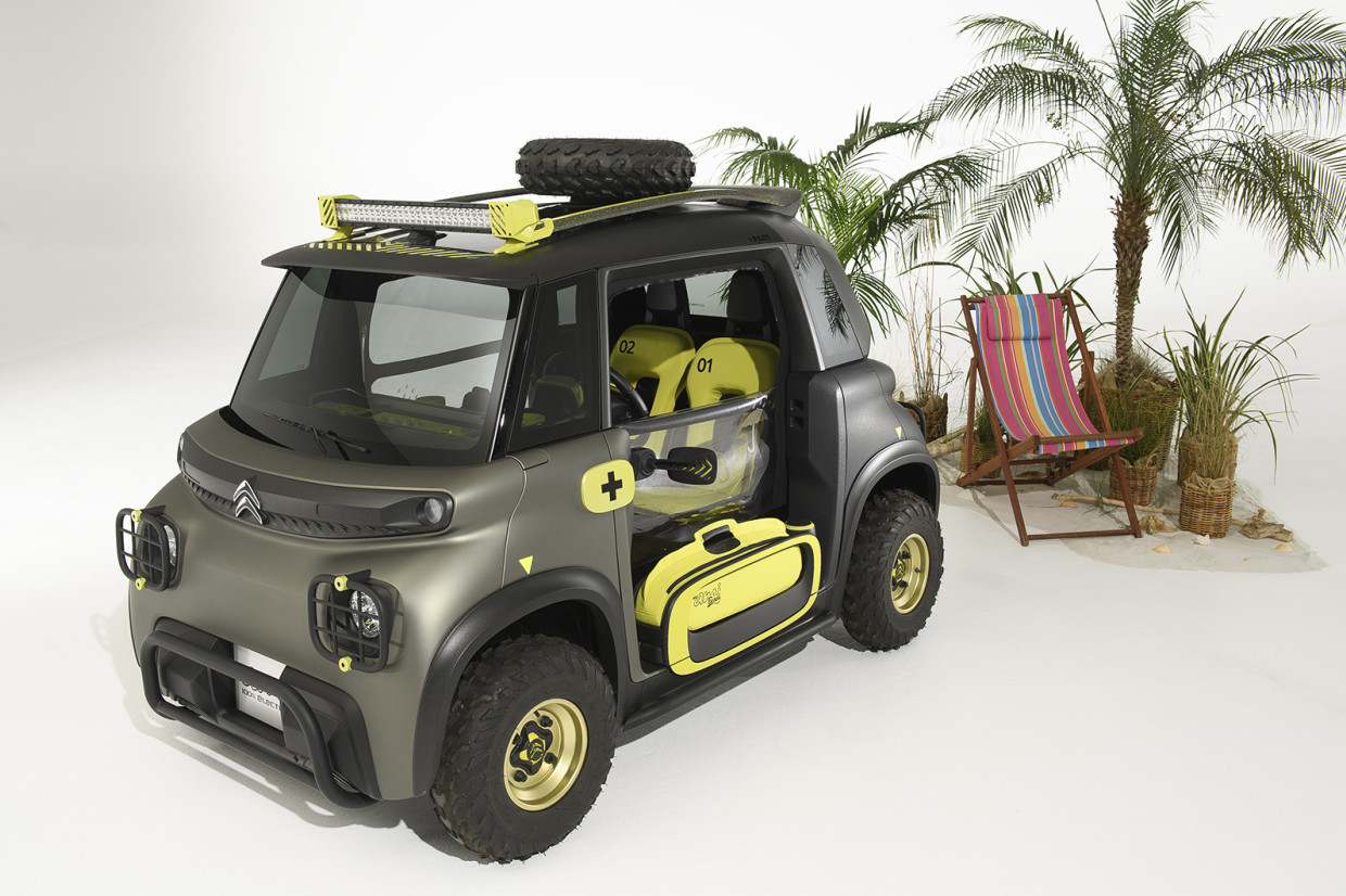 Citroen Ami Buggy electric off-road concept car first drive