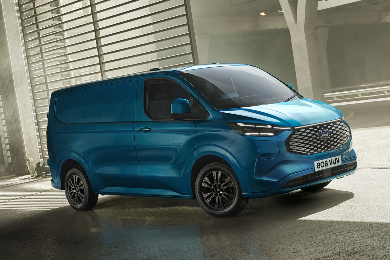 New Ford E-Transit Custom is a 'high-tech business hub' with 236-mile range