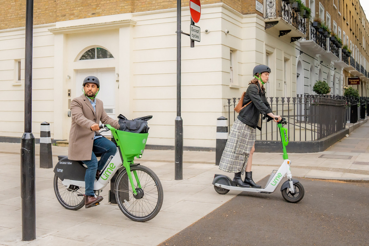 Lime e-bike and e-scooter Lime e-bike and e-scooter
