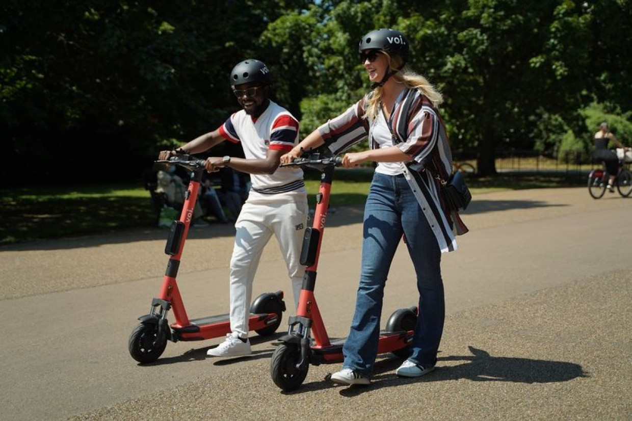 Voi e-scooters Voi e-scooters