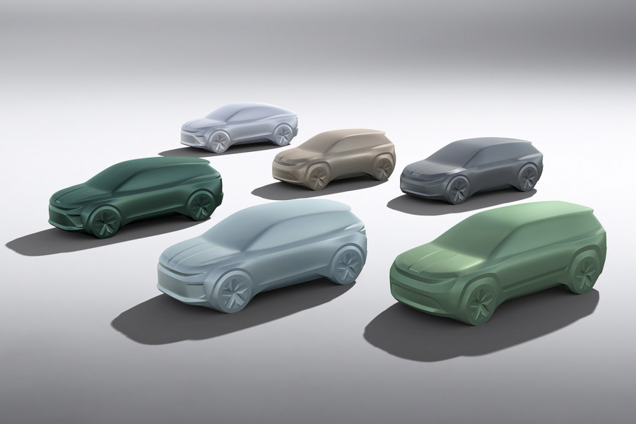 Skoda six new EV line-up