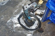 The modified e-bike that is believed to have caused the fire that claimed the life of Sofia Duarte