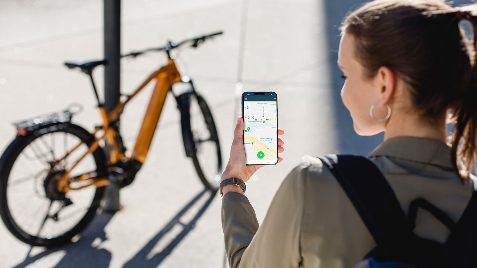 E-bike app tracker