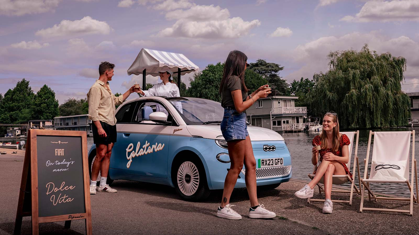 Fiat 500e Gelateria