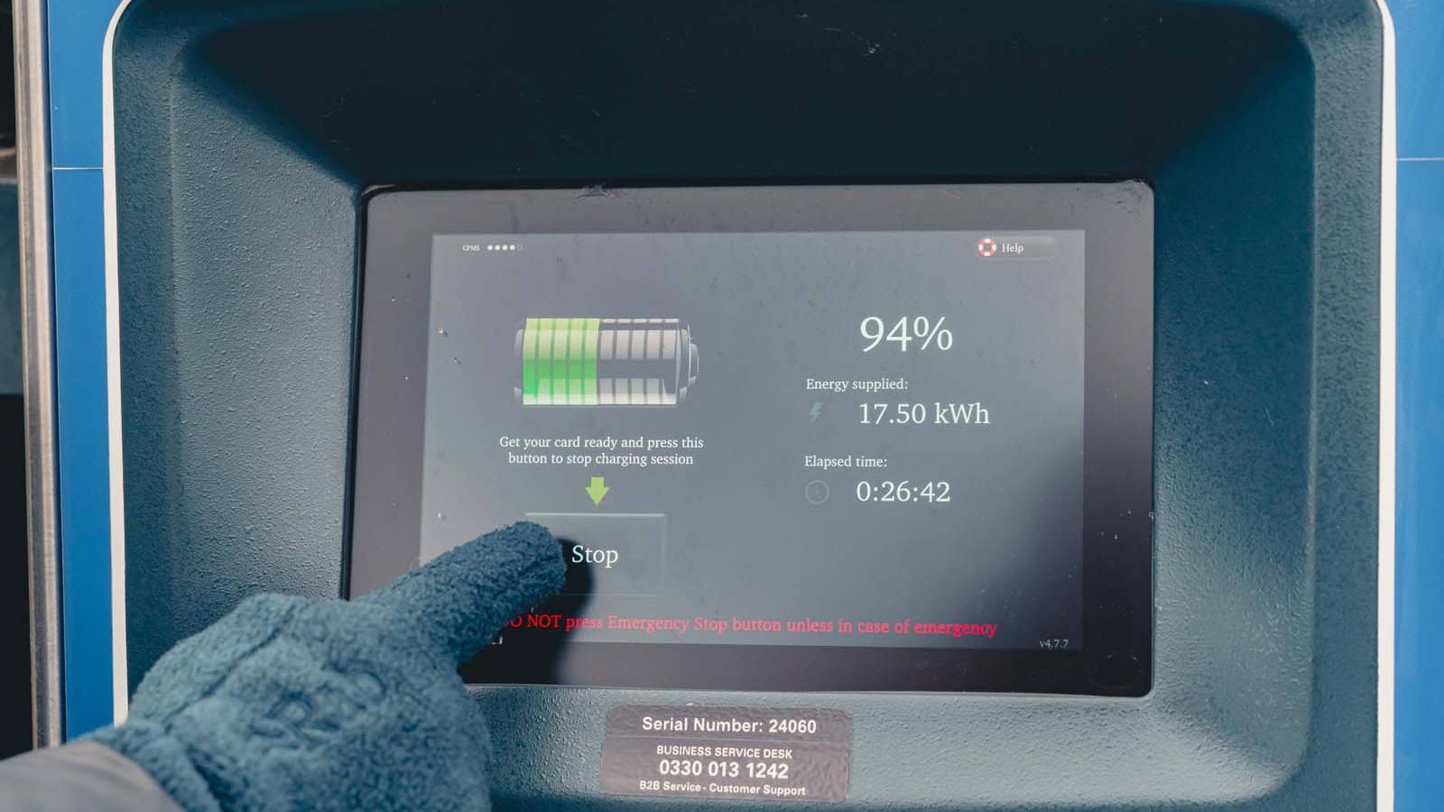 Punto de recarga para vehículos eléctricos