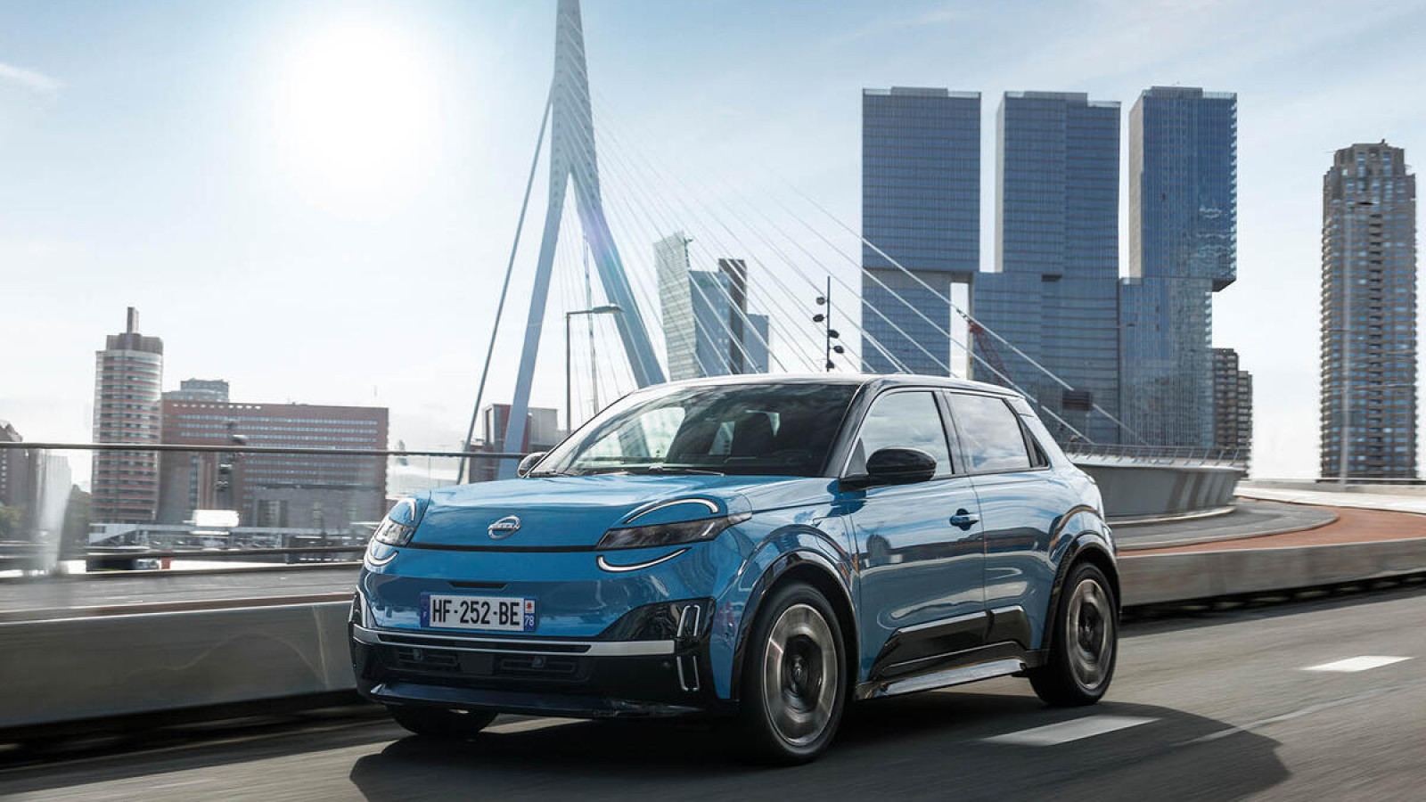 2025 Nissan Micra overlooking the city