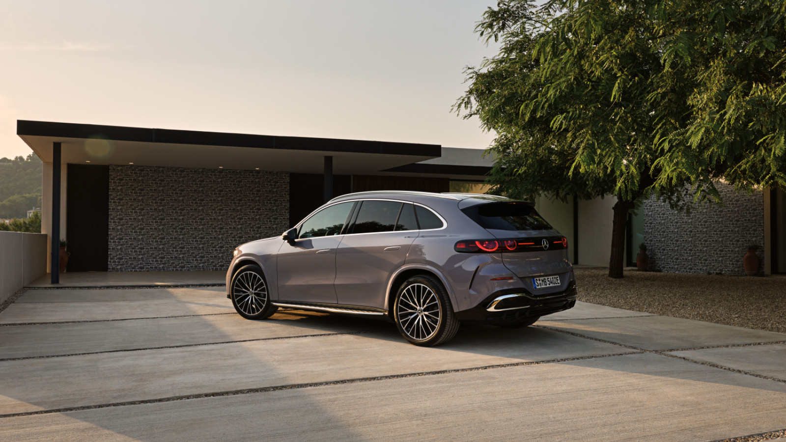 Mercedes GLC EQ parked