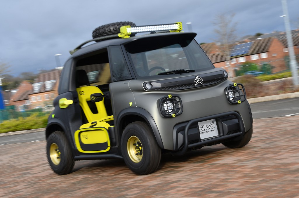 Citroen Ami Buggy electric off-road concept car first drive