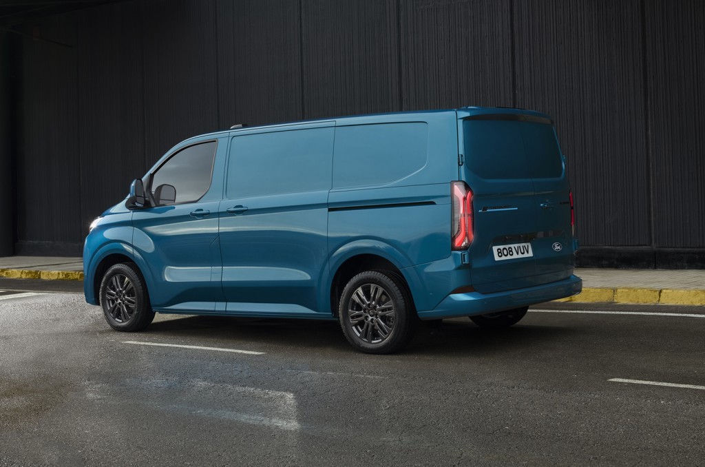 New Ford E-Transit Custom is a 'high-tech business hub' with 236-mile range