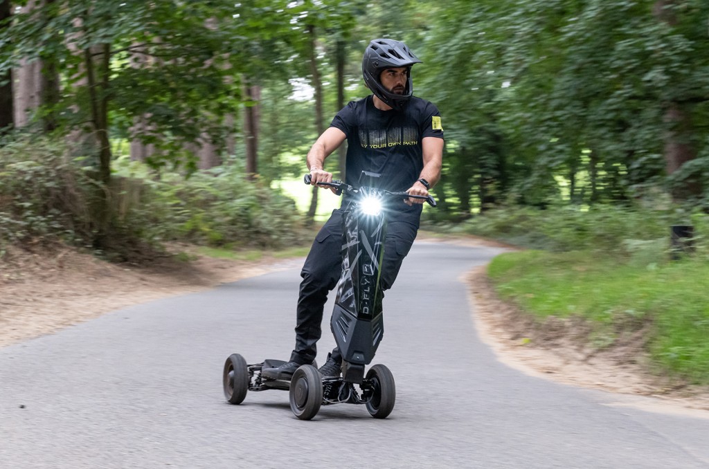 Four discount wheeled moped